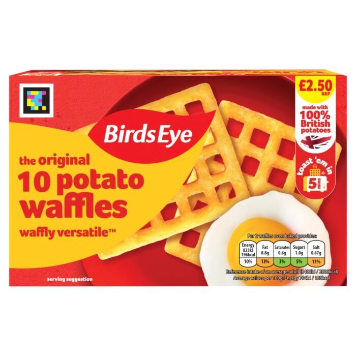 Birds Eye 10 The Original Potato Waffles